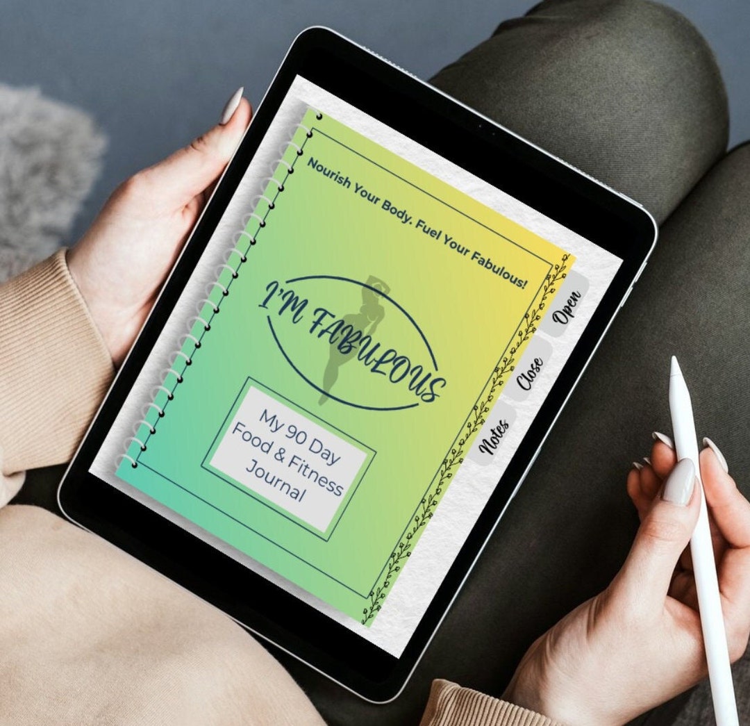 Ultimate Food and Fitness Digital Journal | Meal Planner, Workout ...