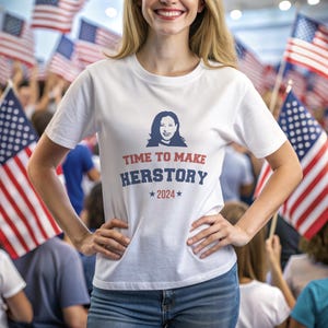 Time To Make Herstory Kamala Harris 2024 SVG PNG, President 2024 Png, Kamala Harris President 2024 Png, Kamala Harris Png, Election 2024 Png