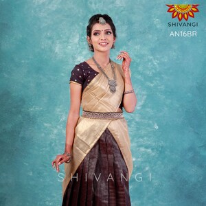 pattu pavadai for teenage girl