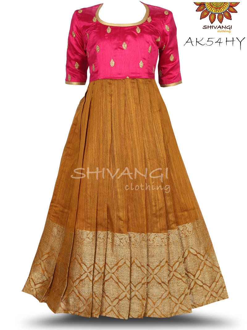 Shivangi Girls Floral Chanbali Pavadai Set//Lehenga !! – AM86PK
