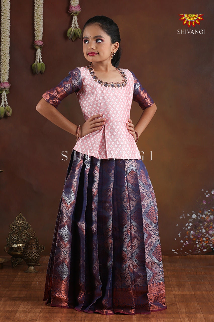 Pattu pavadai for adults hot sale