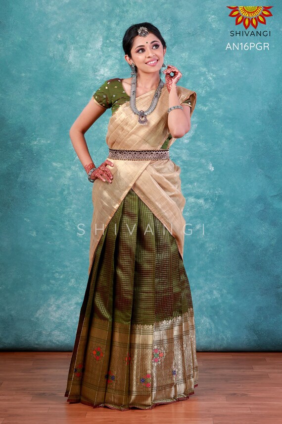 pattu pavadai for teenage girl