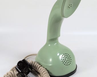Ericofon Rotary Cobra Telephone Untested Mint Green Seafoam MCM North Electric