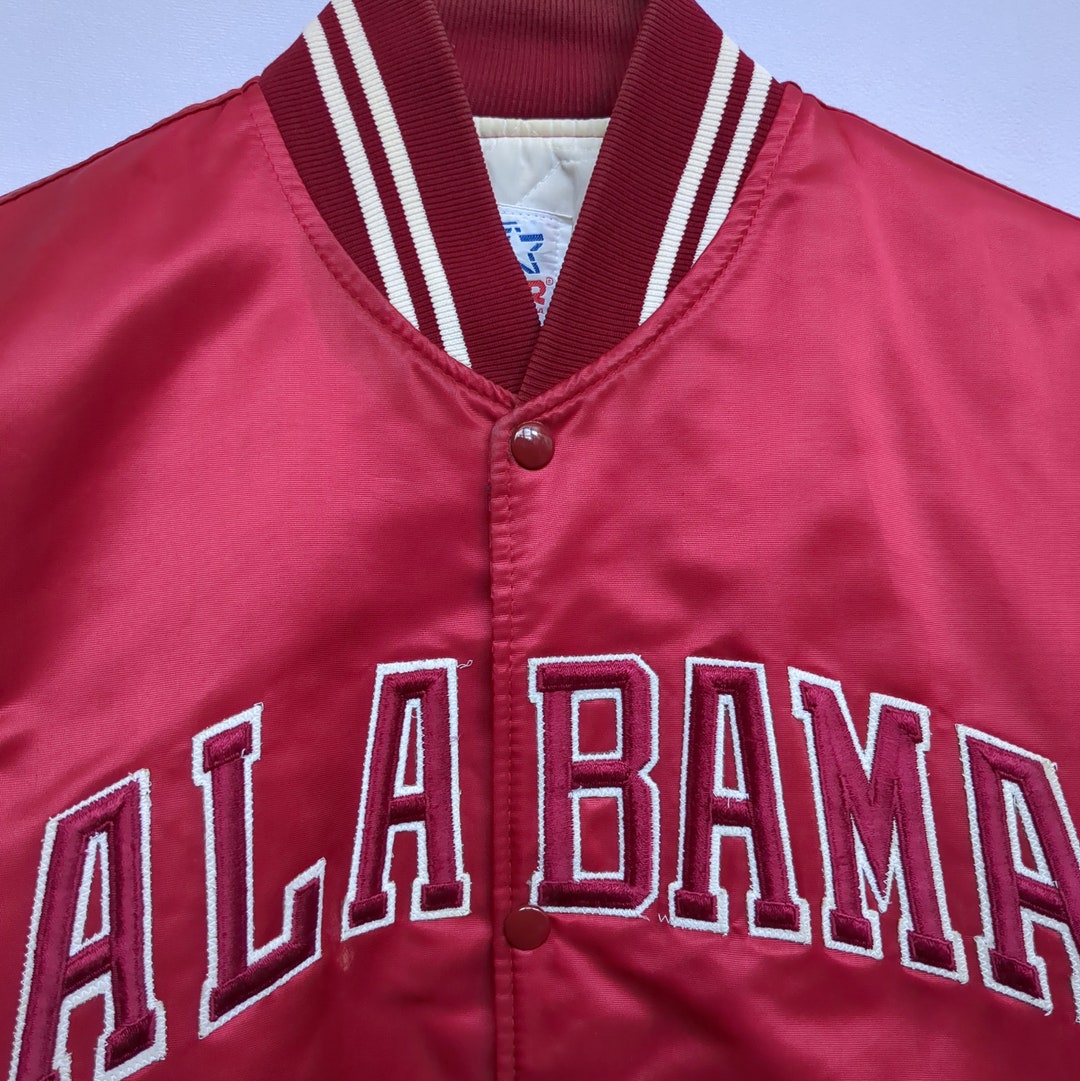 1980's University of Alabama STARTER Jacket Men's Size Large Crimson