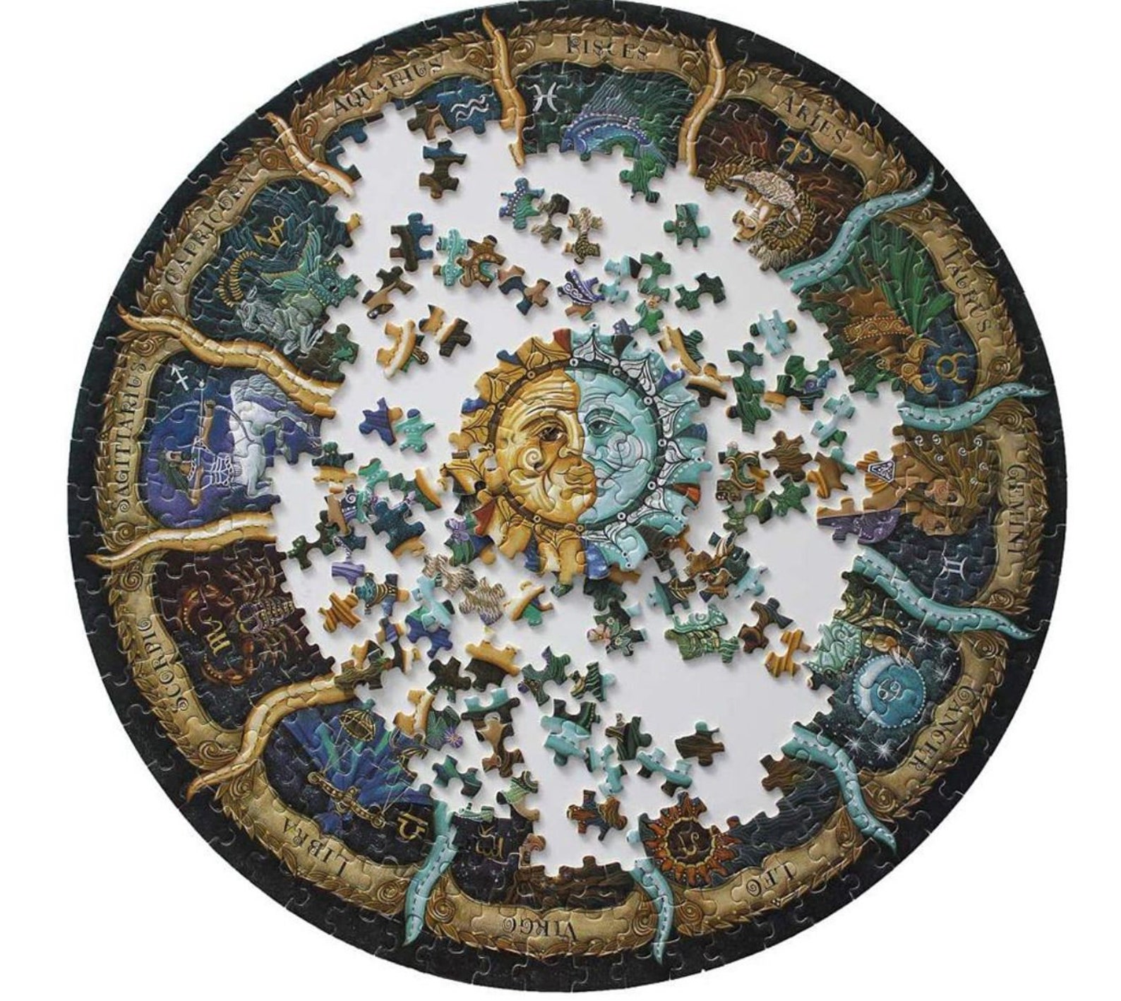 Ronde Puzzels 1000 Stuk Astrologie puzzel voor volwassenen | Etsy