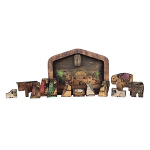 Jesus Wooden Puzzles Nativity Puzzle With Unique Design Home Decoration Accessories