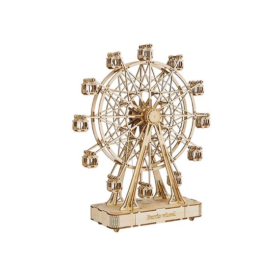 Robotime 3D DIY Model Kit Laser Cut Wooden Clockwork Puzzle Gift Globe UK Stock 