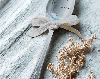 Soup spoon - hand-engraved and customizable - marriage proposal/best man/other