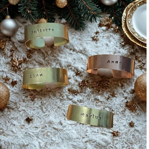 Paire De Bracelets En Fil De Laiton Fait Main Avec Pierres Naturelles - Doré, Sans Emballage