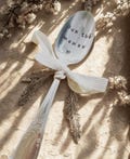 DESSERT SPOON - hand-engraved and customizable - dad/mum product logo