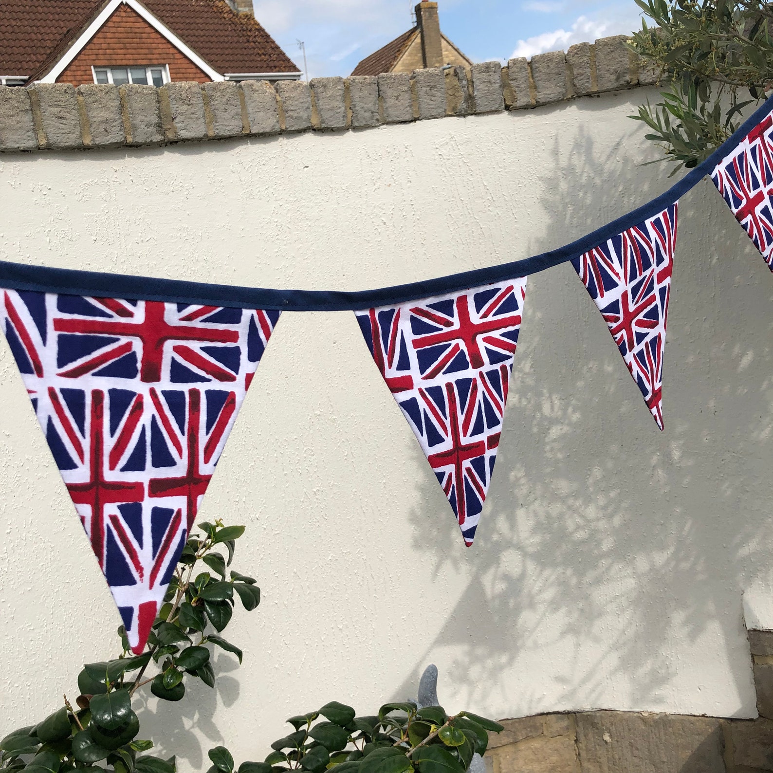 Retro Union Jack Bunting cotton bunting Etsy