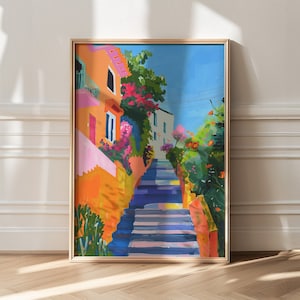 Maximalistische Badezimmer Wandkunst, trendige Dekoration, Toilettendekor, Panda Poster, Dopamin-Dekor, rosa Kitsch Ästhetik, Preppy Wandkunst, Matisse Kunst