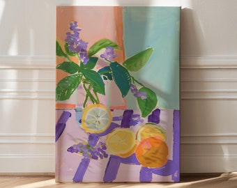 Floral Wall Art, Floral Still Life Art Print, Eclectic Grandmillennial Decor