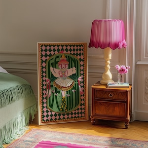 Gemini Zodiac Wall Art: Coquette Astrology Print, Whimsical Circus Poster, Boho Bedroom Decor image 18