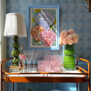 Seashell Wall Art Print: Coastal Beach House Decor - Etsy