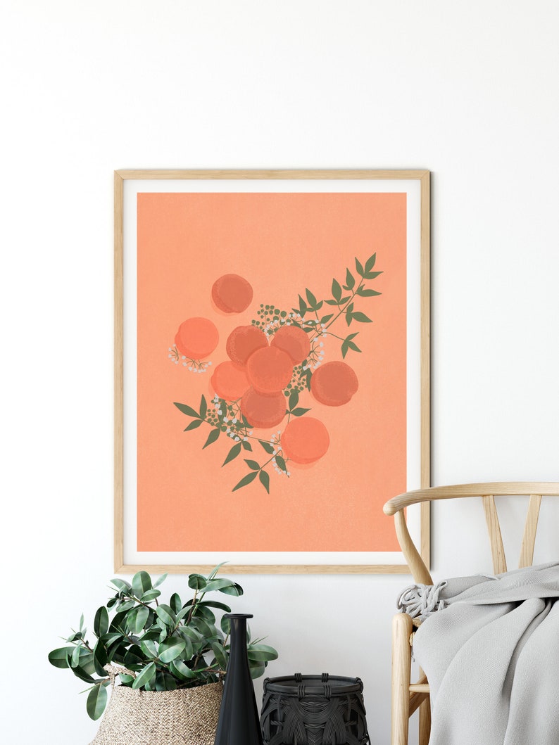 Boho Art Prints Boho Wall Decor Above Bed Art Burnt Orange Etsy