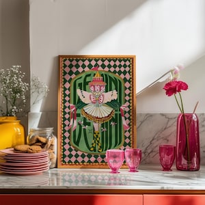 Gemini Zodiac Wall Art: Coquette Astrology Print, Whimsical Circus Poster, Boho Bedroom Decor image 20