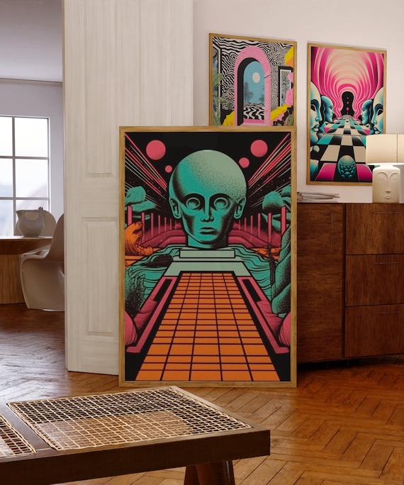 Psychedelic home decor hotsell