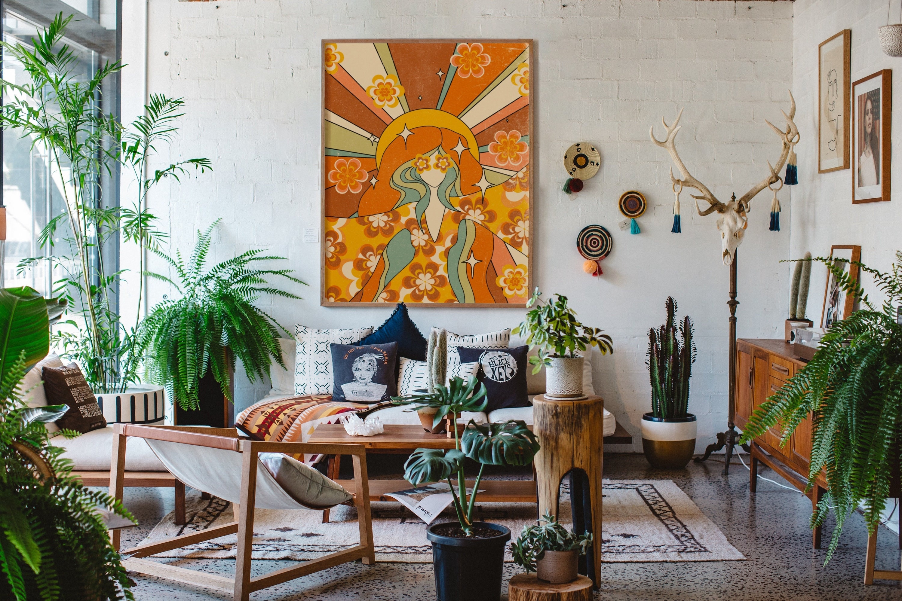 70s-inspired room decor 70s to bring retro vibes to your space