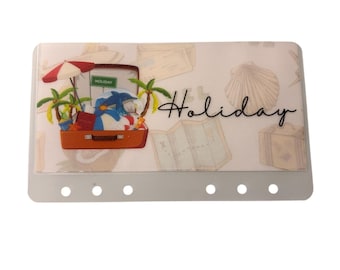 Holiday A6 Cash Envelope Wallet – Travel Budget Binder