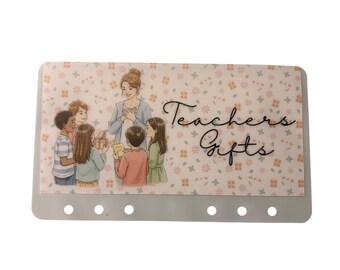 Teacher Gift Savings Wallet | Vellum Cash Stuffing Envelope for End of Term Gifts