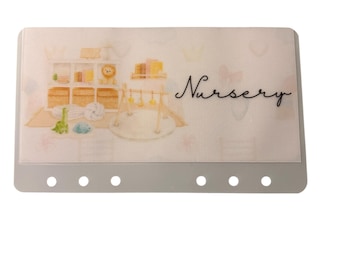 Nursery Savings Wallet | Baby Fund Vellum Envelope | Cash Stuffing Binder Insert