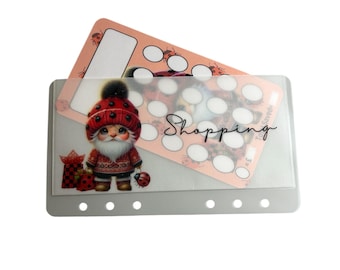 Personalised Gnome Ladybird Wallet and Matching Write your own Tracker word