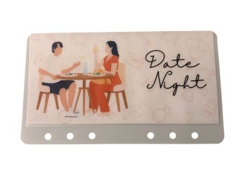 Date Night Savings Wallet | Couples Fund Envelope | Vellum Cash Stuffing Binder