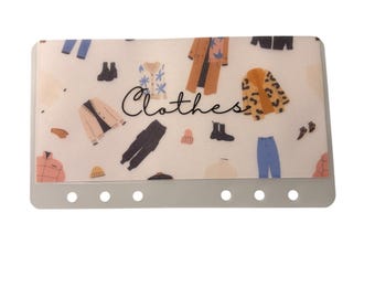 Clothes Budget A6 Wallet – Matt Vellum Cash Envelope
