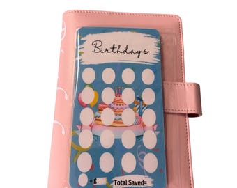 Birthday Binder With Budget Vellum Wallets | Cash Stuffing Envelopes, Sinking Fund