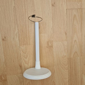 Economy Doll Stand for 30cm - 35cm or 11 - 13 Inch Doll. White Doll Stand.
