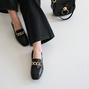 Leather Loafers, Handmade Shoes, Vintage Shoes, Brown Loafers, Black Loafers, Vintage Loafers, Leather Women Shoes, Custom Shoes, Gift