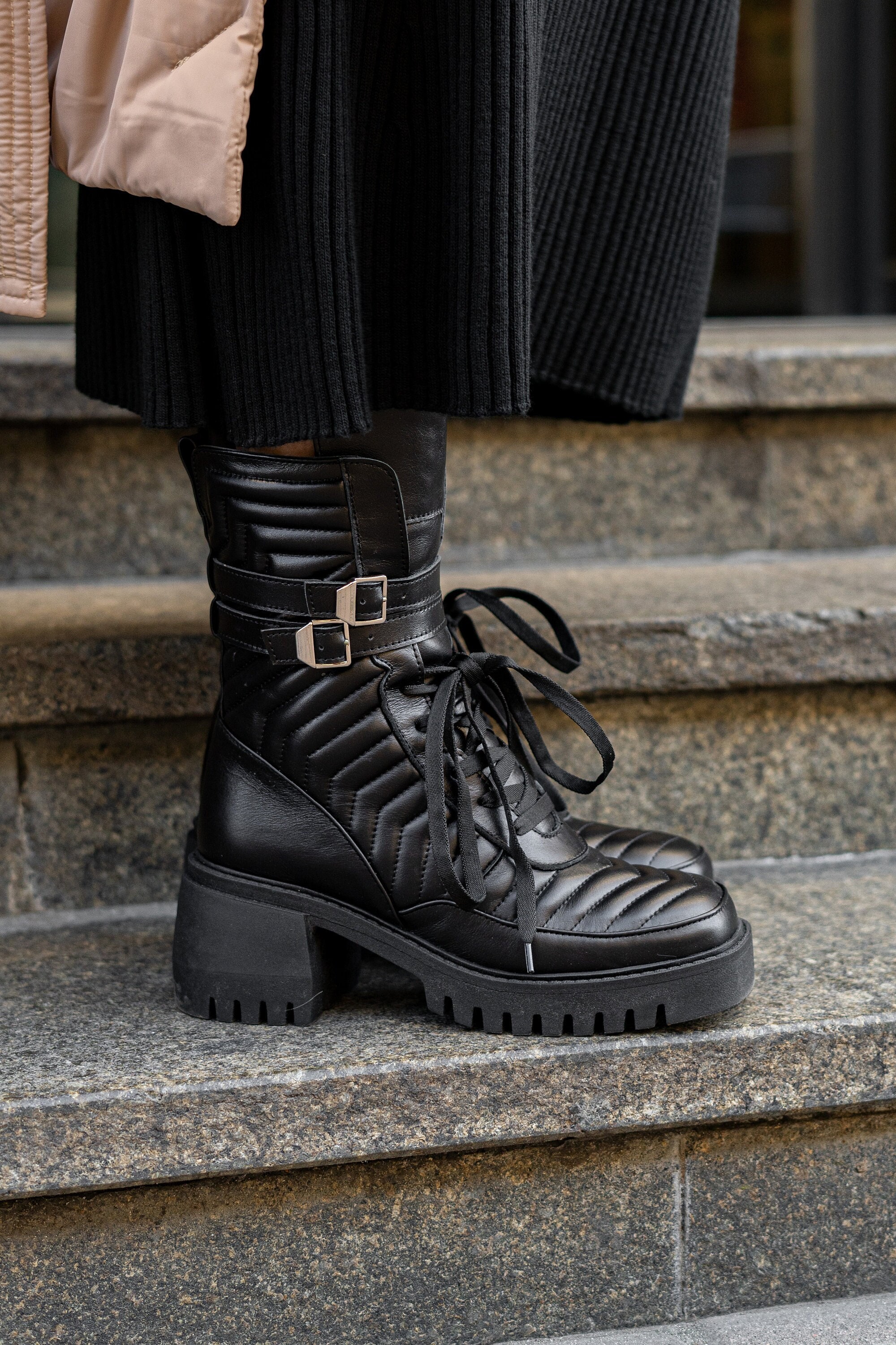 Platform Zipper Boot - Etsy