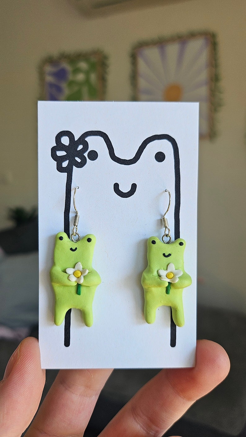 Frog Earrings image 3