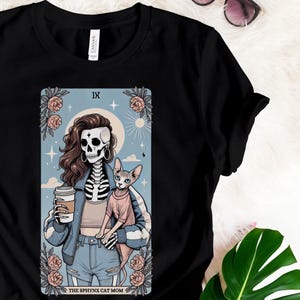 Sphynx Tarot Card Shirt, Sphynx Cat Shirt, Sphynx Cat Lady Tarot Shirt, Cat Lover Tarot T Shirt, Cat Tarot Shirt, Cat Tarot Card Shirt