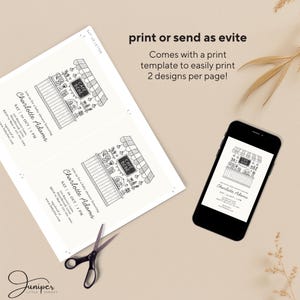 Cafe Bebe Baby Shower Bundle, Coffee Baby Shower Invitation Set, Café Baby Raffle & Thank You Cards, Coffee Bean Invite, French Cafe Invite