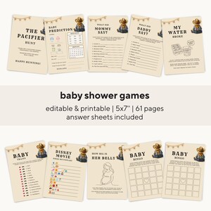 Editable A Little Cowboy Is On The Way Baby Shower Bundle, Rustic Cowboy Baby Shower Card, Wild West Baby Shower, Custom Rodeo Baby Shower