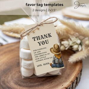 Editable A Little Cowboy Is On The Way Baby Shower Bundle, Rustic Cowboy Baby Shower Card, Wild West Baby Shower, Custom Rodeo Baby Shower
