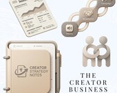 Content Calendar PNG Icons, Content Creator Planner, Social Media Content Calendar, Content Creator Tools, Analytics Dashboard Bundle