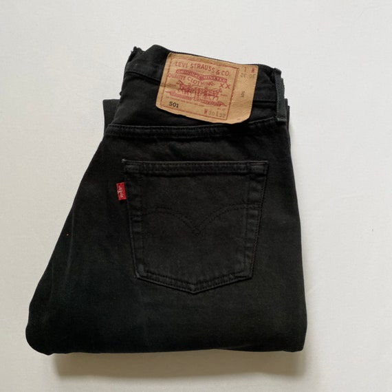 Rare vintage black Levi's 501 jeans 30/32 | Etsy