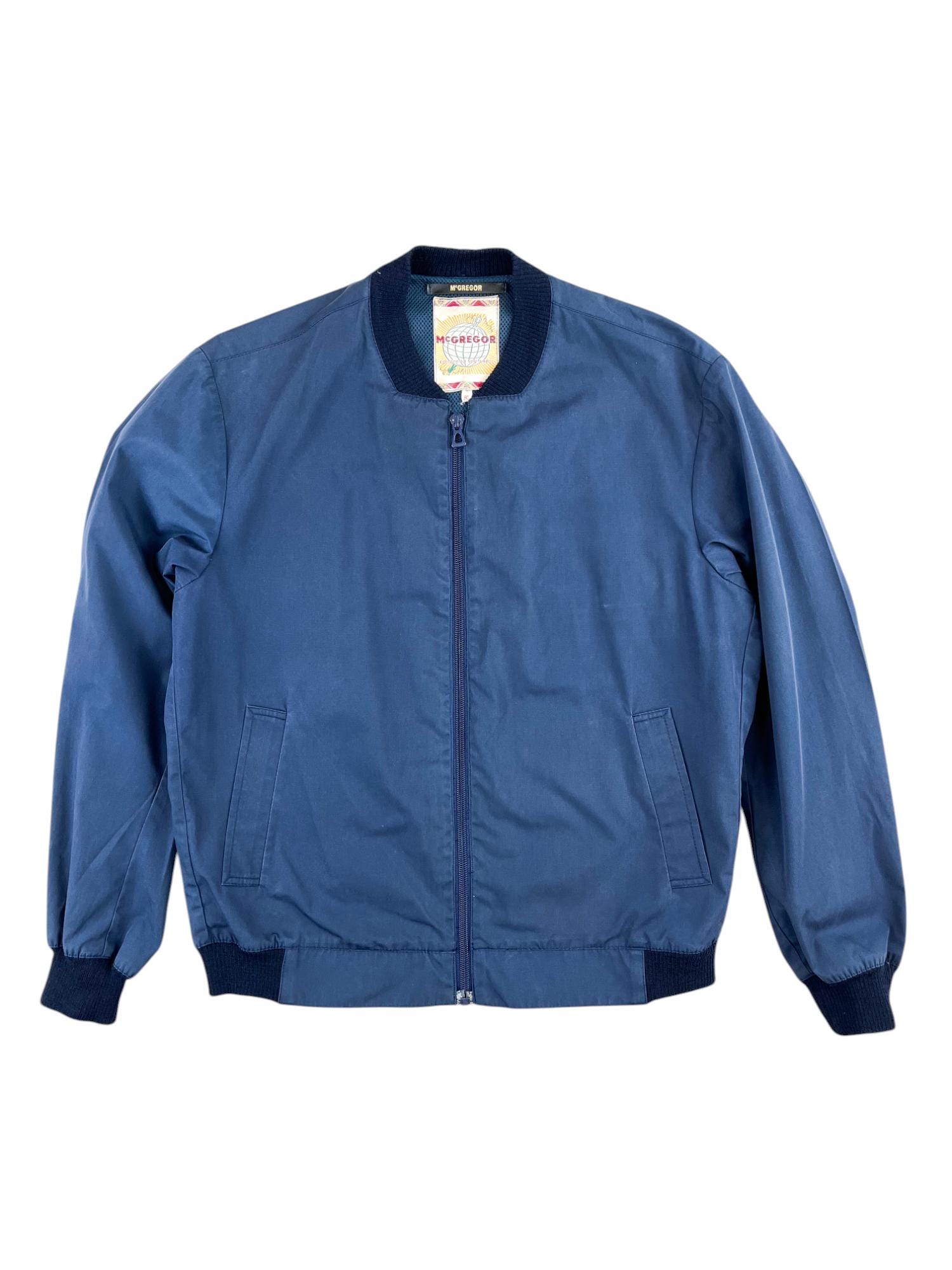 マクレガー ヴィンテージ ネイビー ハリントンジャケット • サイズ M/L