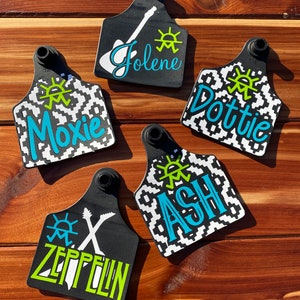 Etiqueta auricular personalizada para ganado