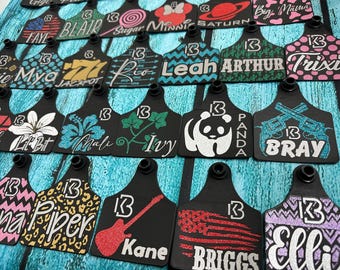 Custom Livestock Eartags- GLITTER