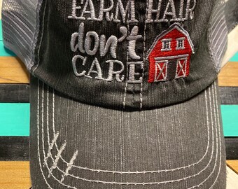Farm Hair Don't Care Hat