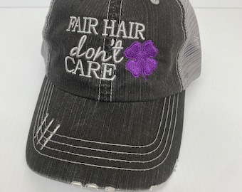 Fair Hair Don't Care Hat
