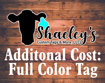 Additional Cost for Full Color