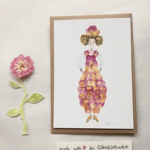 Postkarte "Ich bin bereit", Geburtstagskarte Freundin