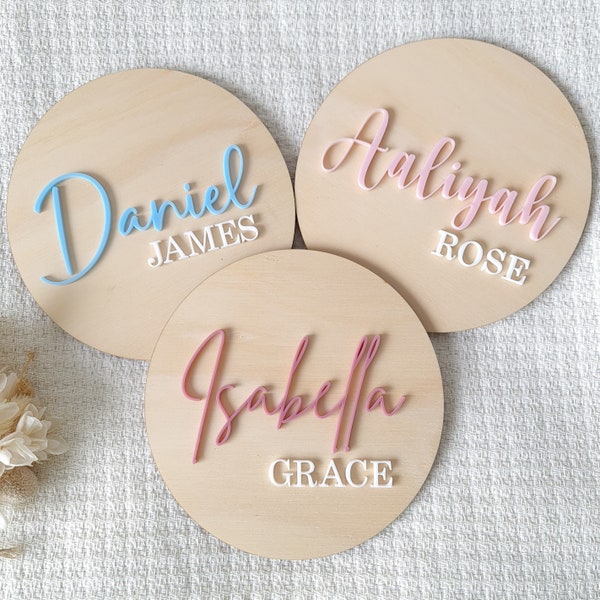 Baby Room Name Plaques Etsy