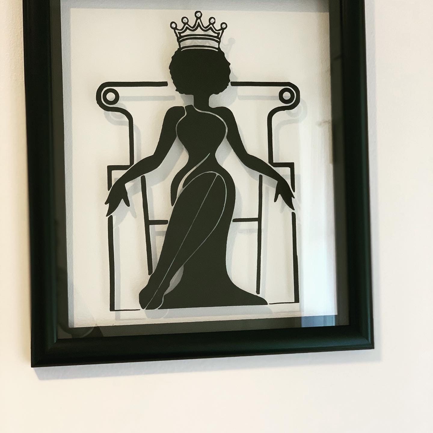 African American Wall Art Black Queen Wall Art 11x13 Black Etsy