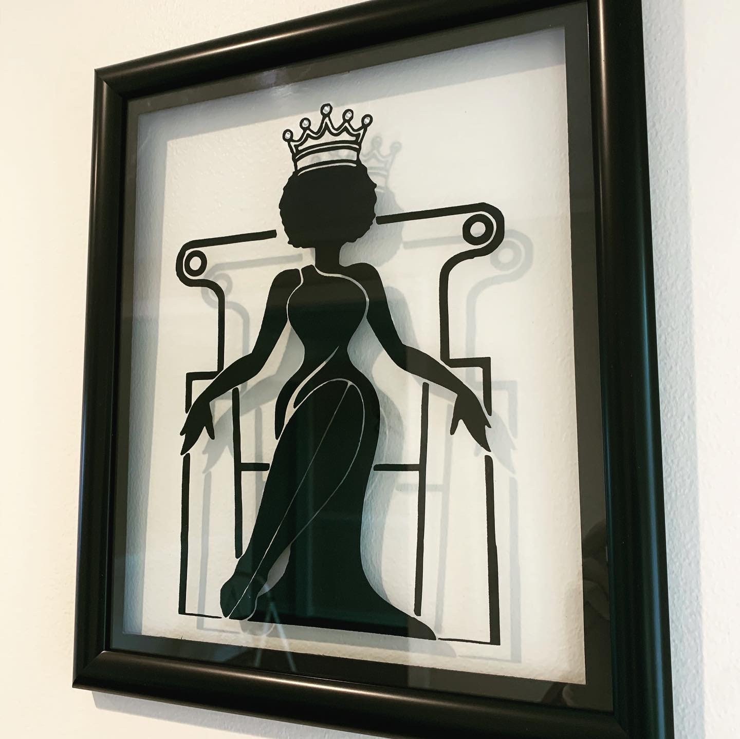 African American Wall Art Black Queen Wall Art 11x13 Black Etsy